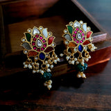 NAVRATNA LOTUS STUDS