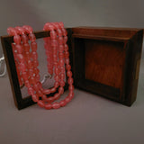 WEAR ME EXCLUSIVE SEMI PRECIOUS STONE THREE LAYER STRING