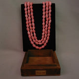 WEAR ME EXCLUSIVE SEMI PRECIOUS STONE THREE LAYER STRING