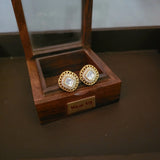 EXCLUSIVE STATEMENT POLKI KUNDAN NECKPIECE WITH EARRINGS