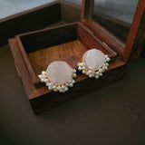 WEAR ME EXCLUSIVE ROSE QUARTZ NECKLACE WITH STUDS