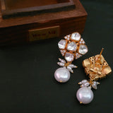 DESIGNER POLKI KUNDAN CHOKER WITH EARRINGS