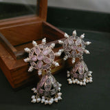 TRIBAL SILVER PLATED EARRINGS