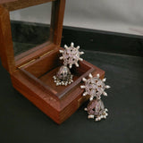 TRIBAL SILVER PLATED EARRINGS