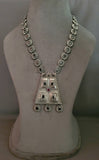 TRIBAL SILEVR PLATED NECKLACE
