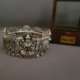 TRIBAL SILBVER PLATED TEMPLE BANGLE
