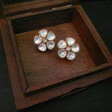 FINEST QUALITY POLKI KUNDAN STUDS