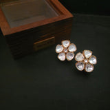 FINEST QUALITY POLKI KUNDAN STUDS