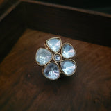 FINEST QUALITY POLKI KUNDAN STUDS