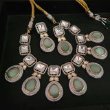 DESIGNER KUNDAN CHOKER WITH EARRINGS