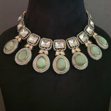 DESIGNER KUNDAN CHOKER WITH EARRINGS