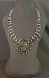 TRIBAL SILVER PLATED NECKLACE WITH EARRINGS