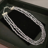 REAL CRYSTAL THREE LAYER STRING