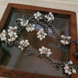 REAL LABRADORITE AND MOTHER OF PEARL EXCLUSIVE NECKPIECE