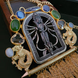 EXCLUSIVE TRIBAL SEMI PRECIOUS STONE NECKPIECE
