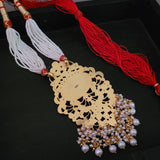 REAL SILVER CASTING AND SEMI PRECIOUS STONE NECKPIECE