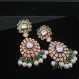 FINEST QUALITY POLKI KUNDAN CHOKER WITH EARRINGS AND MAANGTIKKA