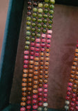 SEMI PRECIOUS STONE MULTI LAYER NECKPIECE