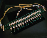 DESIGNER KUNDAN CHOKER WITH EARRINGS