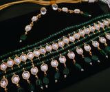 DESIGNER KUNDAN CHOKER WITH EARRINGS