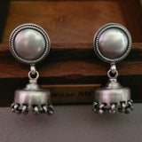 SILVER EARRINGS IN ANTIQUE FINISH