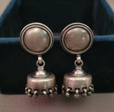 SILVER EARRINGS IN ANTIQUE FINISH