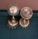 SILVER EARRINGS IN ANTIQUE FINISH