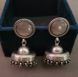 92.5 SILVER EARRINGS IN ANTIQUE FINISH