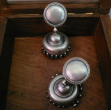 92.5 SILVER EARRINGS IN ANTIQUE FINISH