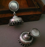 92.5 SILVER EARRINGS IN ANTIQUE FINISH