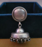 92.5 SILVER EARRINGS IN ANTIQUE FINISH