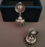 SILVER EARRINGS IN ANTIQUE FINISH