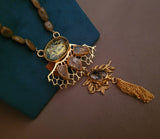 EXCLUSIVE SEMI PRECIOUS PENDANT WITH STRING