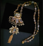 EXCLUSIVE SEMI PRECIOUS PENDANT WITH STRING