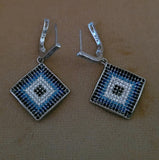 SILVER STUDDED EARRINGS