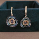 SILVER STUDDED EARRINGS