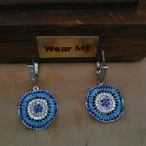 SILVER STUDDED EARRINGS