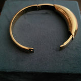 DESIGNER GOLD PLATED OPENABLE BANGLE