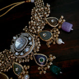 WEAR ME EXCLUSIVE STATEMENT POLKI KUNDAN NECKPIECE