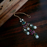 DESIGNER FINEST QUALITY MAANGTIKKA AND EARRINGS