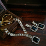DESIGNER VICTORIAN NECKLACE WITH EARRINGS