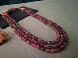 AGAT STONE THREE LAYER NECKPIECE