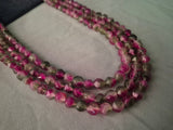 AGAT STONE THREE LAYER NECKPIECE