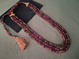 AGAT STONE THREE LAYER NECKPIECE