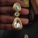 FINEST QUALITY POLKI KUNDAN EARRINGS