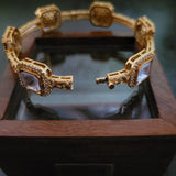 FINEST QUALITY POLKI KUNDAN BANGLE (OPENABLE)