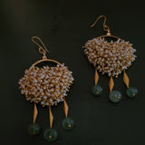 STATEMENT HANDMADE PEARL EARRINGS