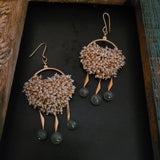 STATEMENT HANDMADE PEARL EARRINGS