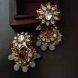 FINEST QUALITY POLKI KUNDAN JHUMKAAS