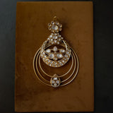 DESIGNER POLKI KUNDAN STATEMENT EARRINGS